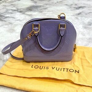 Authentic Louis Vuitton Alma BB in lavender